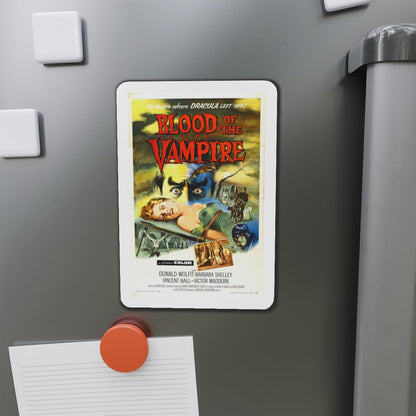 BLOOD OF THE VAMPIRE 1958 Movie Poster - Die-Cut Magnet-The Sticker Space