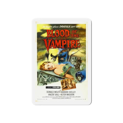 BLOOD OF THE VAMPIRE 1958 Movie Poster - Refrigerator Magnet 6 Inch - The Sticker Space