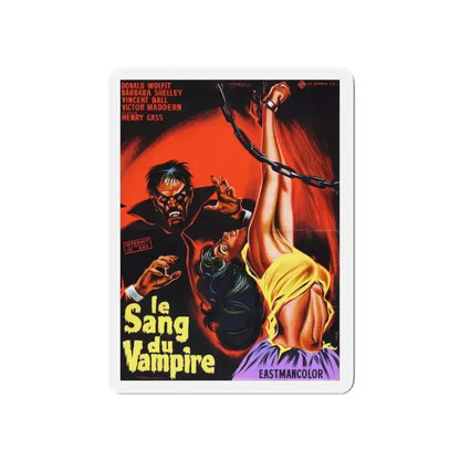 BLOOD OF THE VAMPIRE (FRENCH) 1958 Movie Poster - Refrigerator Magnet - The Sticker Space