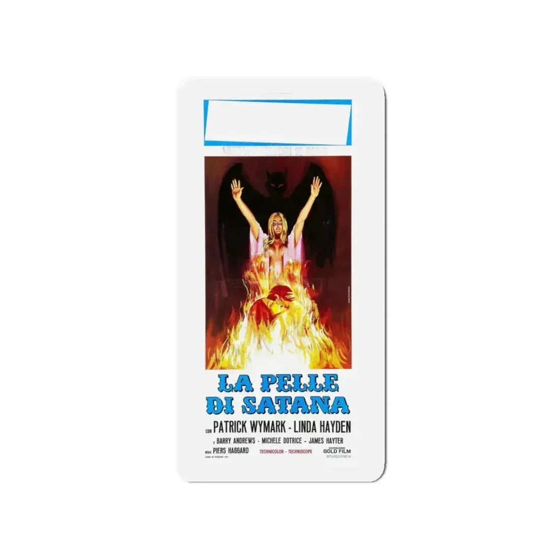 BLOOD ON SATAN'S CLAW (ITALIAN) 1971 Movie Poster - Refrigerator Magnet 4 Inch - The Sticker Space