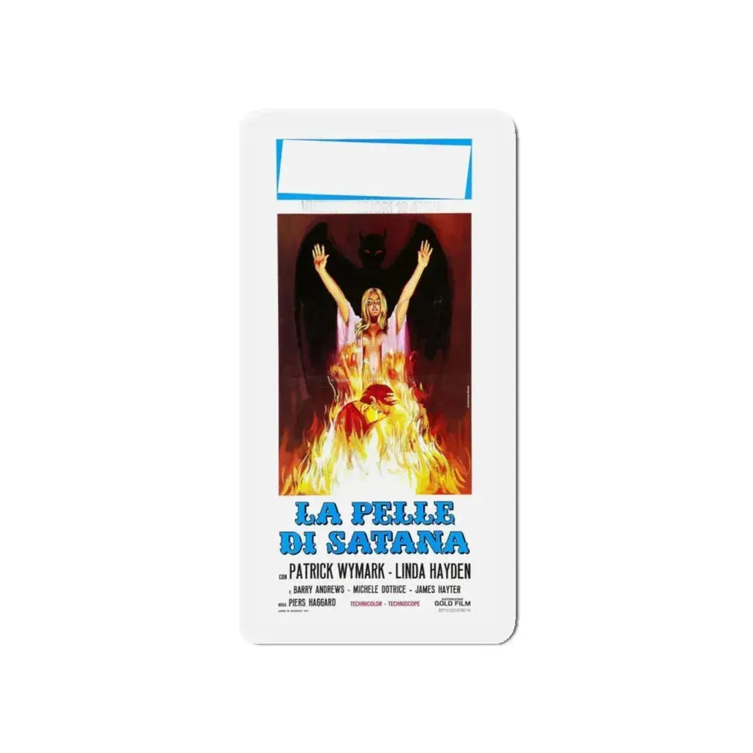 BLOOD ON SATAN'S CLAW (ITALIAN) 1971 Movie Poster - Refrigerator Magnet 5 Inch - The Sticker Space