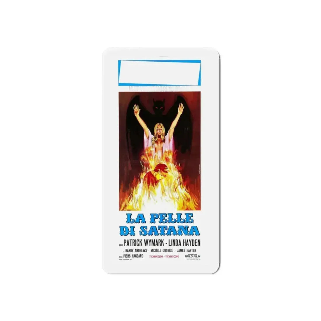 BLOOD ON SATAN'S CLAW (ITALIAN) 1971 Movie Poster - Refrigerator Magnet 6 Inch - The Sticker Space