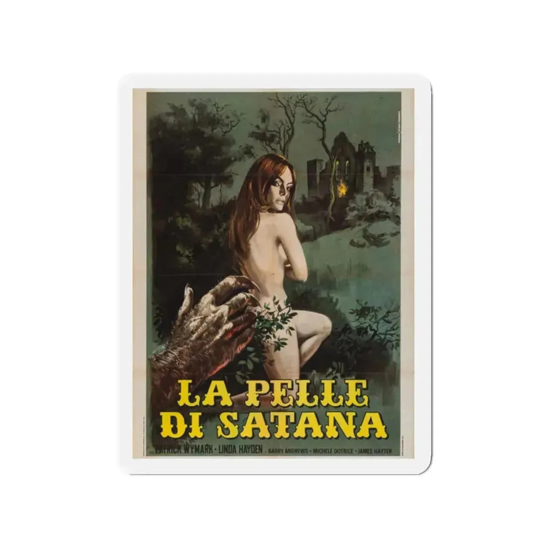 BLOOD ON SATAN'S CLAW (ITALIAN) 2 1971 Movie Poster - Refrigerator Magnet 2 Inch - The Sticker Space