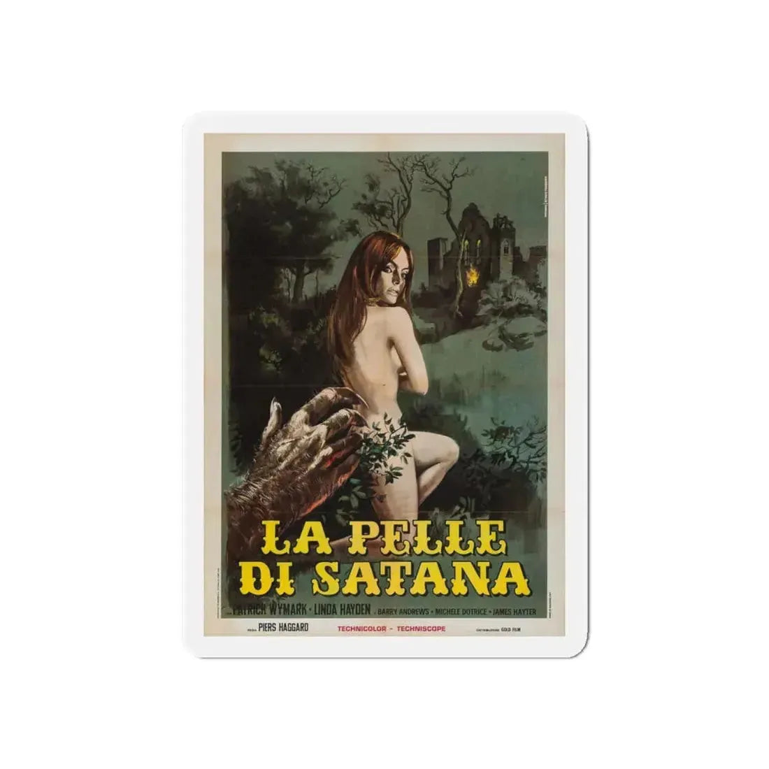 BLOOD ON SATAN'S CLAW (ITALIAN) 2 1971 Movie Poster - Refrigerator Magnet 5 Inch - The Sticker Space