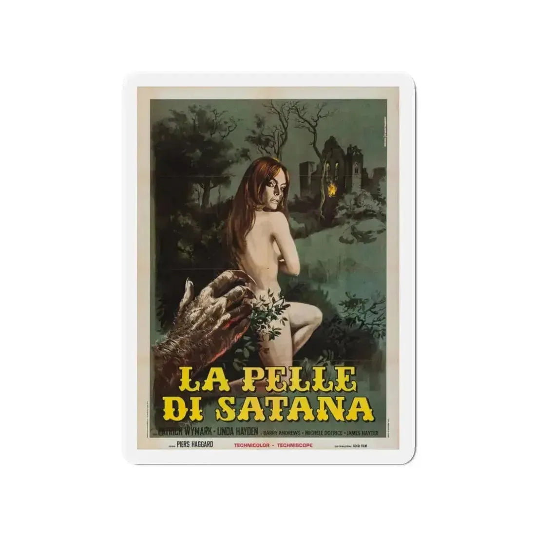 BLOOD ON SATAN'S CLAW (ITALIAN) 2 1971 Movie Poster - Refrigerator Magnet - The Sticker Space