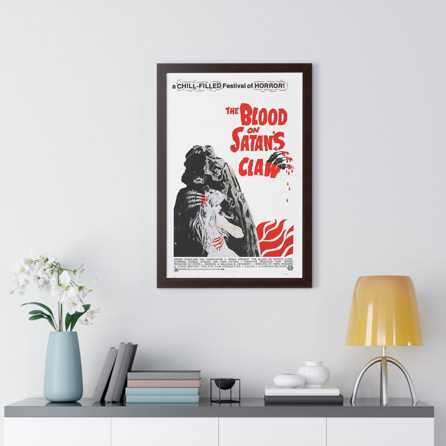 BLOOD ON SATAN'S CLAW 1971 - Framed Movie Poster-The Sticker Space