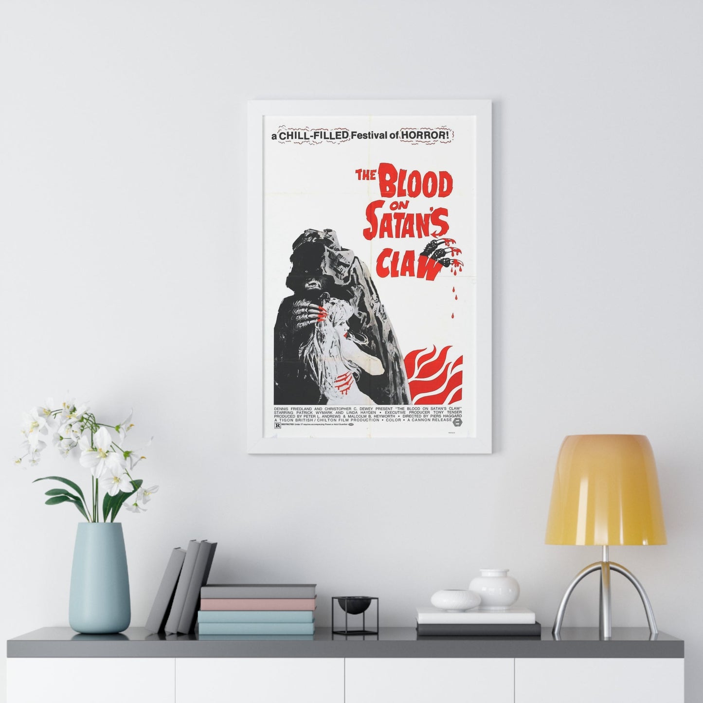 BLOOD ON SATAN'S CLAW 1971 - Framed Movie Poster-The Sticker Space