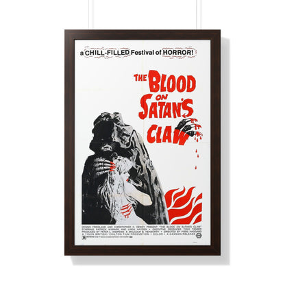 BLOOD ON SATAN'S CLAW 1971 - Framed Movie Poster-20" x 30"-The Sticker Space