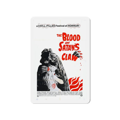 BLOOD ON SATAN'S CLAW 1971 Movie Poster - Die-Cut Magnet-4" x 4"-The Sticker Space