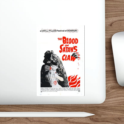 BLOOD ON SATAN'S CLAW 1971 Movie Poster STICKER Vinyl Die-Cut Decal-The Sticker Space