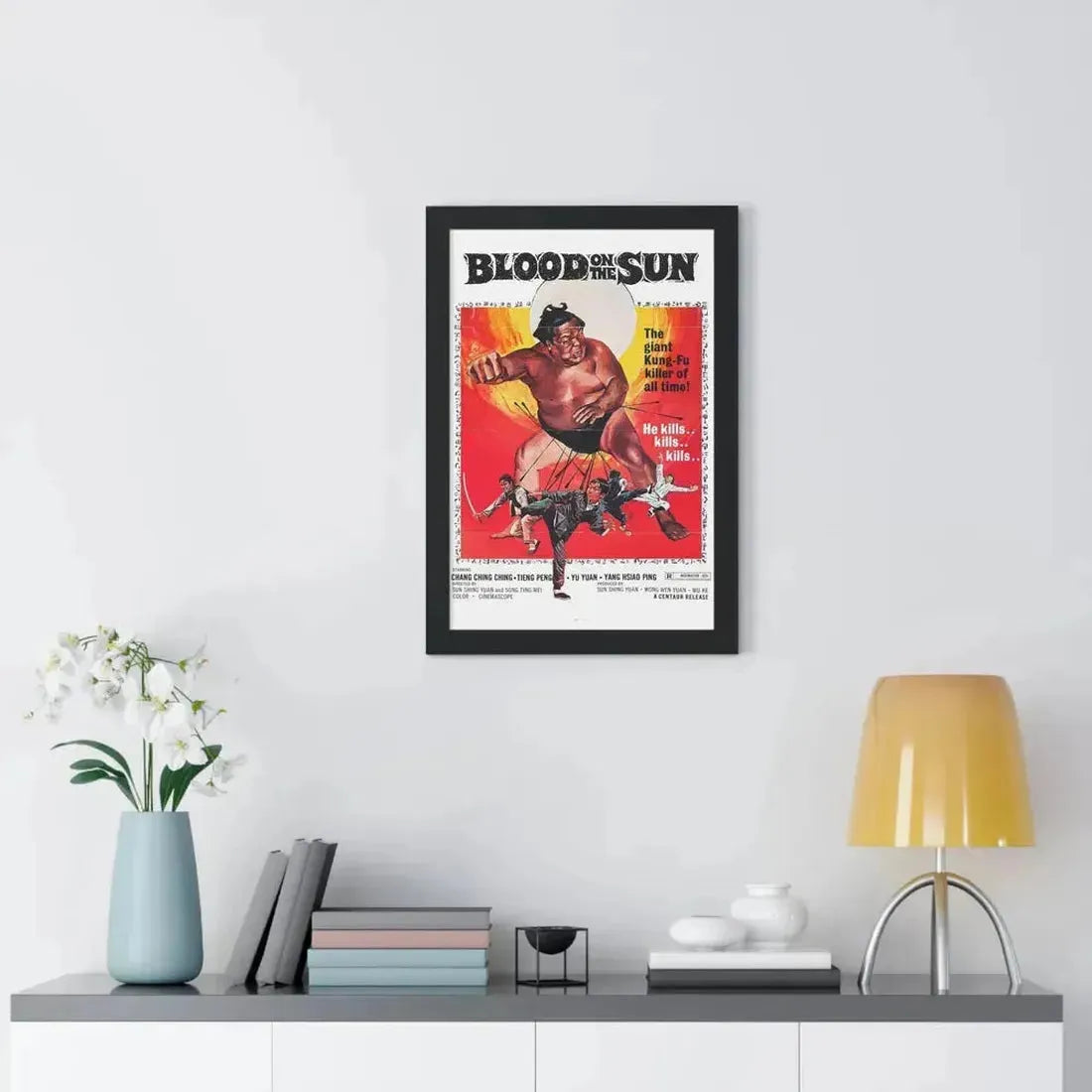 BLOOD ON THE SUN 1945 - Framed Movie Poster - The Sticker Space