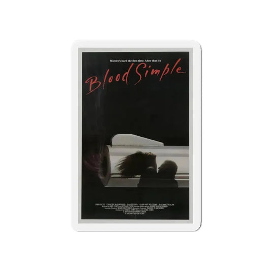 BLOOD SIMPLE 1984 Movie Poster - Refrigerator Magnet 6 Inch - The Sticker Space