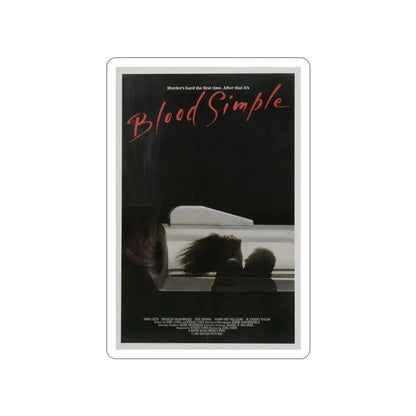 BLOOD SIMPLE 1984 Movie Poster STICKER Vinyl Die-Cut Decal - The Sticker Space