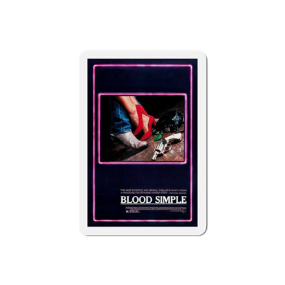 Blood Simple 1985 Movie Poster Die-Cut Magnet-2" x 2"-The Sticker Space