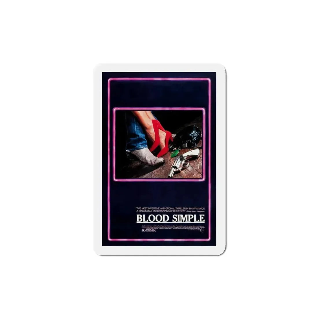Blood Simple 1985 Movie Poster Refrigerator Magnet 4 Inch - The Sticker Space