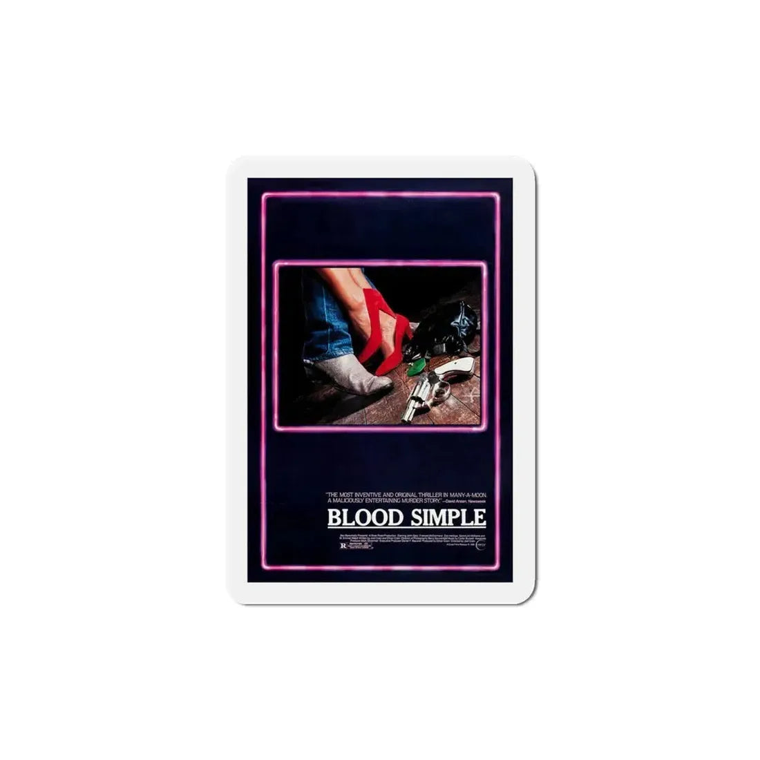 Blood Simple 1985 Movie Poster Refrigerator Magnet 6 Inch - The Sticker Space