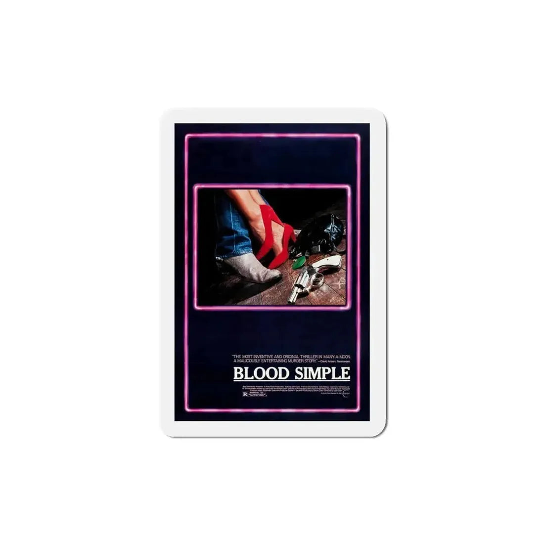 Blood Simple 1985 Movie Poster Refrigerator Magnet - The Sticker Space