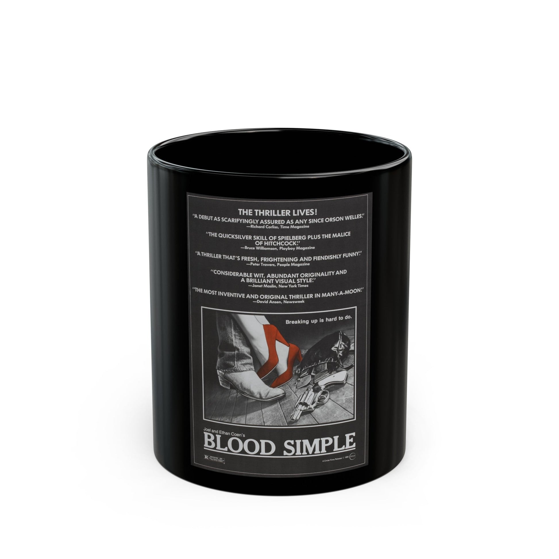 BLOOD SIMPLE (2) 1984 Movie Poster - Black Coffee Mug-11oz-The Sticker Space