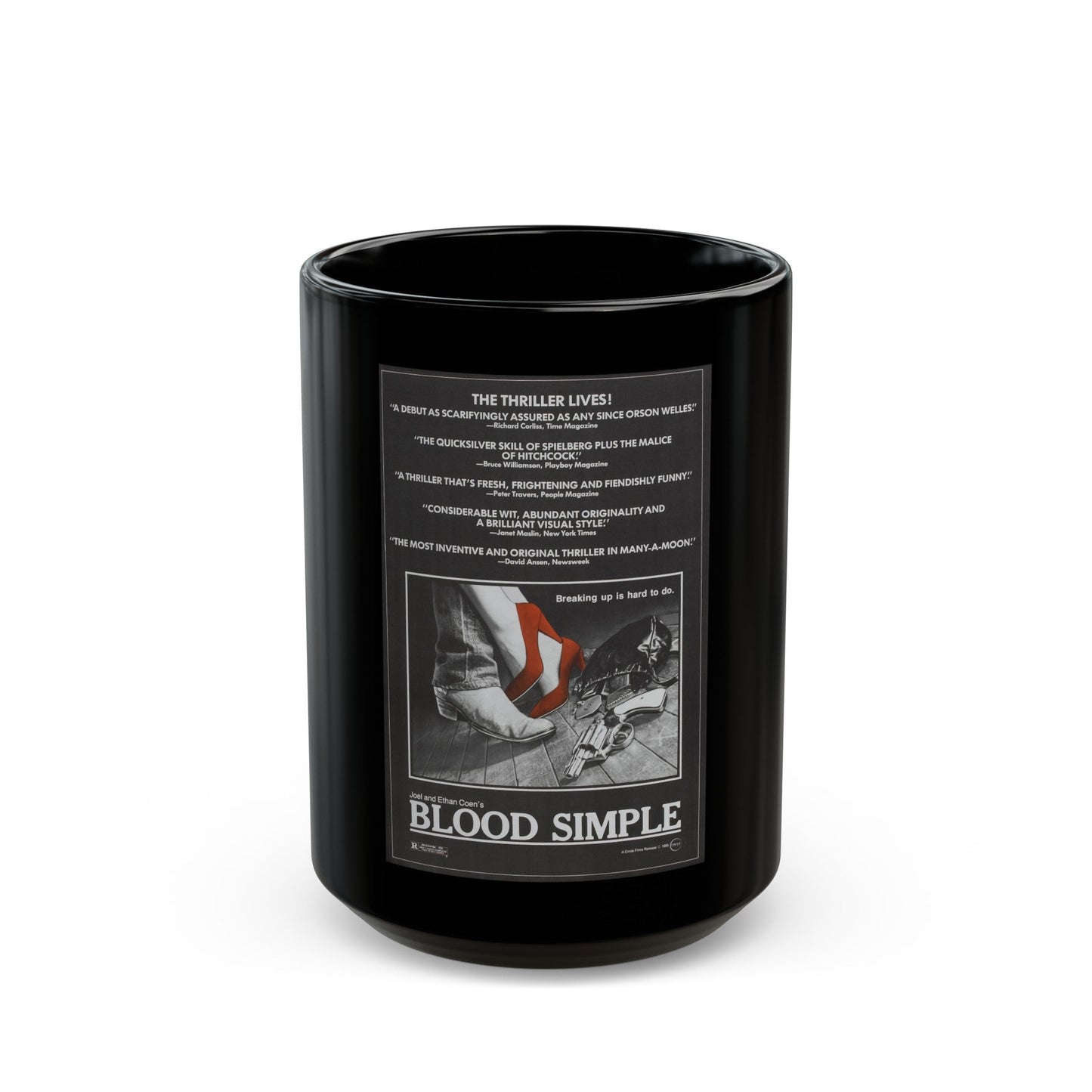 BLOOD SIMPLE (2) 1984 Movie Poster - Black Coffee Mug-15oz-The Sticker Space