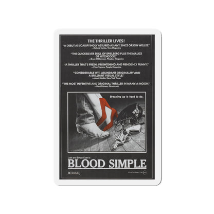 BLOOD SIMPLE (2) 1984 Movie Poster - Die-Cut Magnet-3" x 3"-The Sticker Space