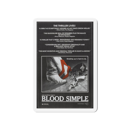 BLOOD SIMPLE (2) 1984 Movie Poster - Die-Cut Magnet-4" x 4"-The Sticker Space