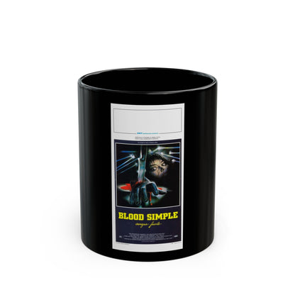 BLOOD SIMPLE (ITALIAN) 1984 Movie Poster - Black Coffee Mug-11oz-The Sticker Space