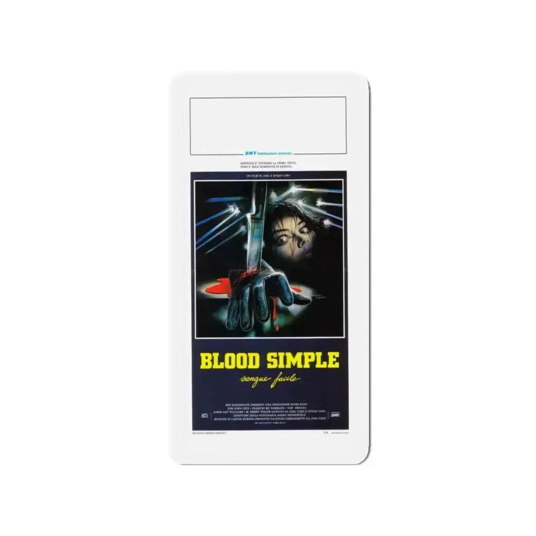 BLOOD SIMPLE (ITALIAN) 1984 Movie Poster - Refrigerator Magnet - The Sticker Space