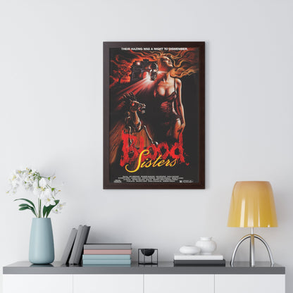 BLOOD SISTERS 1987 - Framed Movie Poster-The Sticker Space