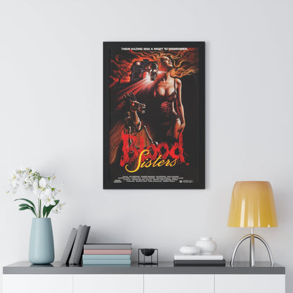 BLOOD SISTERS 1987 - Framed Movie Poster-The Sticker Space