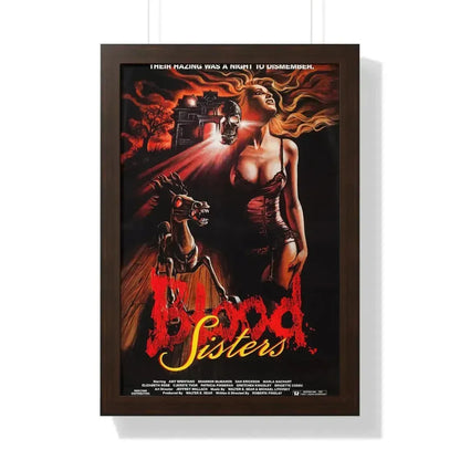 BLOOD SISTERS 1987 - Framed Movie Poster - The Sticker Space