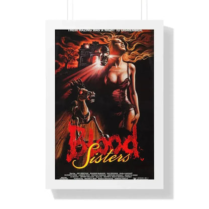 BLOOD SISTERS 1987 - Framed Movie Poster - The Sticker Space