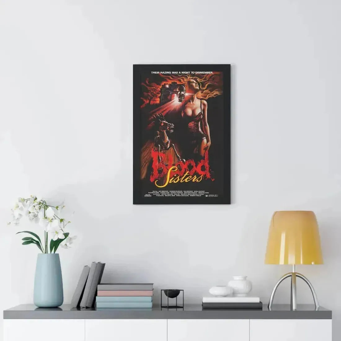 BLOOD SISTERS 1987 - Framed Movie Poster - The Sticker Space