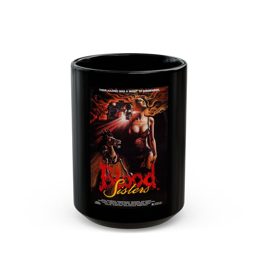 BLOOD SISTERS 1987 Movie Poster - Black Coffee Mug-15oz-The Sticker Space