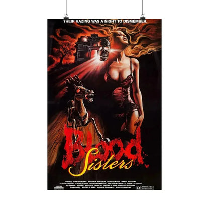 BLOOD SISTERS 1987 - Paper Movie Poster - The Sticker Space