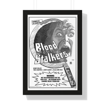 BLOOD STALKERS (THE NIGHT DANIEL DIED) 1976 - Framed Movie Poster-16″ x 24″-The Sticker Space