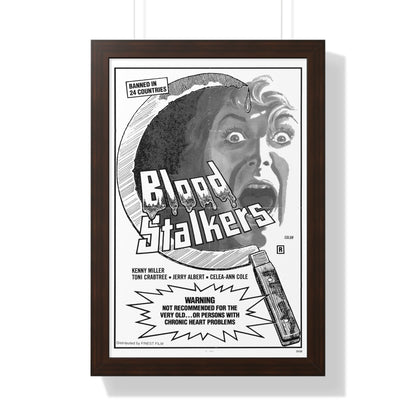 BLOOD STALKERS (THE NIGHT DANIEL DIED) 1976 - Framed Movie Poster-16″ x 24″-The Sticker Space