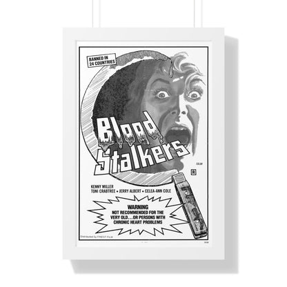 BLOOD STALKERS (THE NIGHT DANIEL DIED) 1976 - Framed Movie Poster-16″ x 24″-The Sticker Space