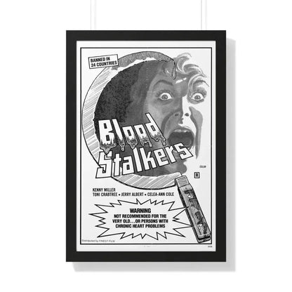 BLOOD STALKERS (THE NIGHT DANIEL DIED) 1976 - Framed Movie Poster 20" x 30" Black - The Sticker Space