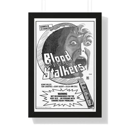 BLOOD STALKERS (THE NIGHT DANIEL DIED) 1976 - Framed Movie Poster - The Sticker Space