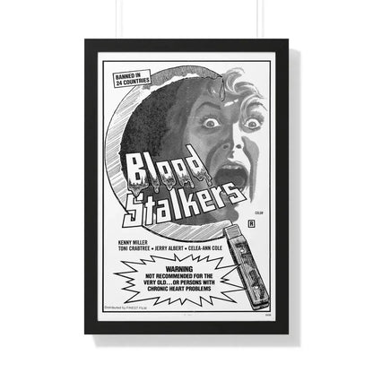 BLOOD STALKERS (THE NIGHT DANIEL DIED) 1976 - Framed Movie Poster - The Sticker Space