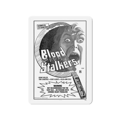 BLOOD STALKERS (THE NIGHT DANIEL DIED) 1976 Movie Poster - Die-Cut Magnet-2" x 2"-The Sticker Space