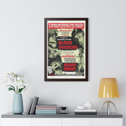 BLOOD SUCKERS & BLOOD THIRST 1971 - Framed Movie Poster-The Sticker Space