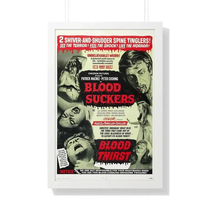 BLOOD SUCKERS & BLOOD THIRST 1971 - Framed Movie Poster - The Sticker Space