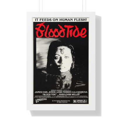 BLOOD TIDE 1982 - Framed Movie Poster-16″ x 24″-The Sticker Space