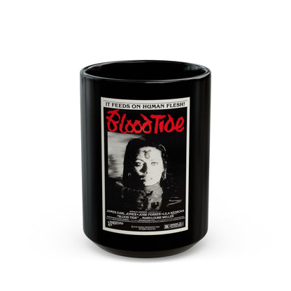 BLOOD TIDE 1982 Movie Poster - Black Coffee Mug-15oz-The Sticker Space