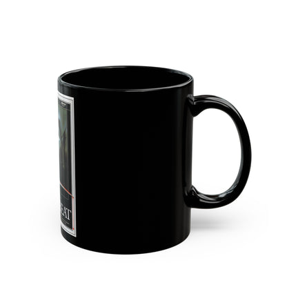 BLOODBEAT 1983 Movie Poster - Black Coffee Mug-The Sticker Space