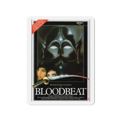 BLOODBEAT 1983 Movie Poster - Die-Cut Magnet-2" x 2"-The Sticker Space