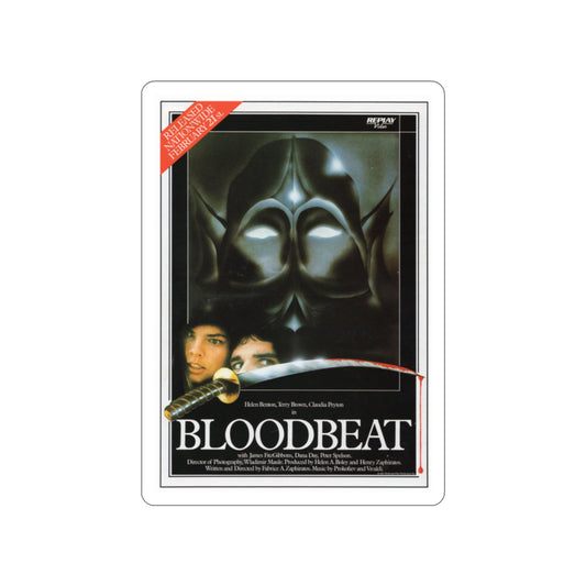 BLOODBEAT 1983 Movie Poster STICKER Vinyl Die-Cut Decal-2 Inch-The Sticker Space