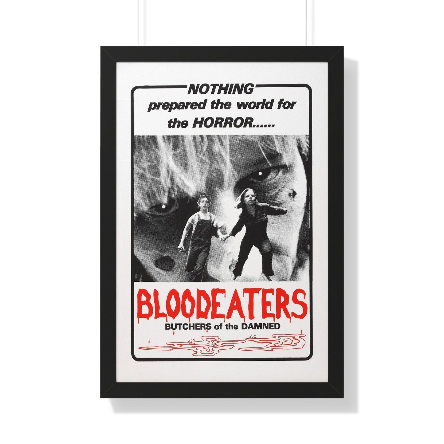 BLOODEATERS 1980 - Framed Movie Poster-The Sticker Space