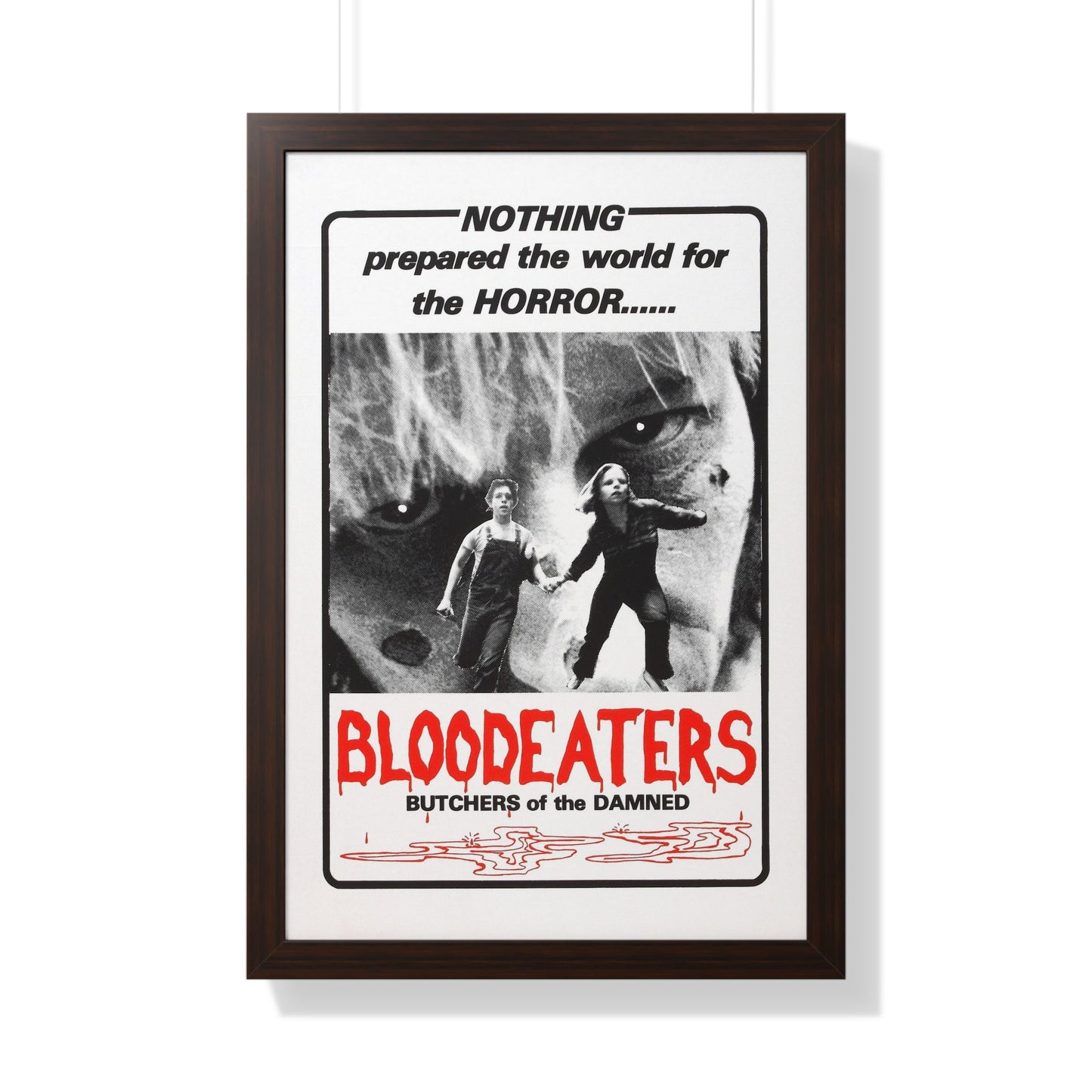 BLOODEATERS 1980 - Framed Movie Poster-The Sticker Space